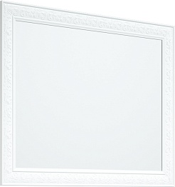 Corozo Зеркало Классика 105x80 белое – фотография-1